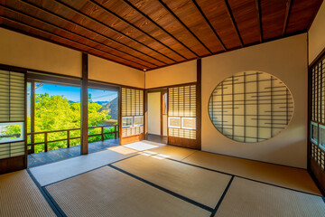 福岡県　甘木市　秋月の町並み　武家屋敷　久野邸