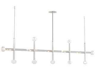 JOULLE 09-002 , Brass -Black-Silver / Clear crystal , Elegant Lighting Fixture Against white bachground 