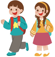 Kids go to school