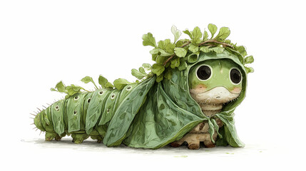 Caterpillar Fairy Gallery &ndash; Whimsical Grid of Fantasy Insect Characters

