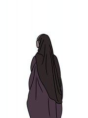 silhouette of a woman