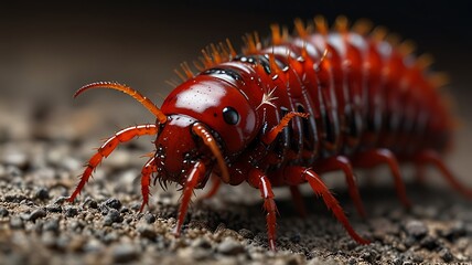 black beetle on wood
