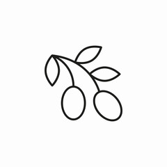 olives peace icon sign vector