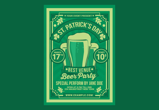 St. Patrick Day Beer Party