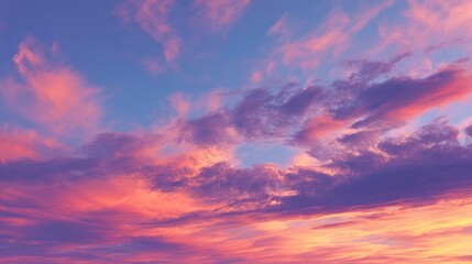 Beautiful sky at sunset time, no logos, no brands