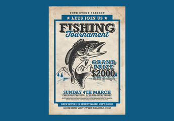 Fishing Tournament Flyer
