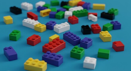 Rainbow Bricks: A Colorful Scatter