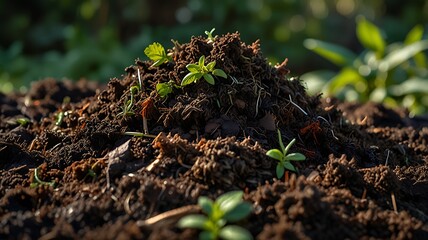 Fototapeta premium plant n the soil 