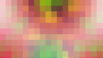 
Pixelated Autumn Palette: Abstract Geometric Pattern of Warm Hues