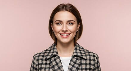 Fototapeta premium Radiant Smile, Soft Hues