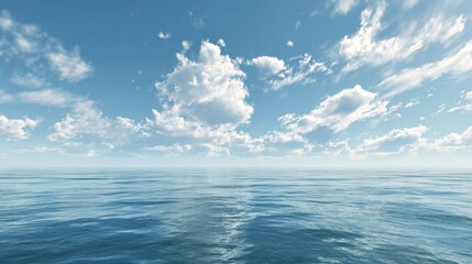 Obraz premium ocean and perfect sky, no logos, no brands