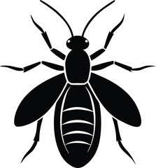 termite silhouette vector