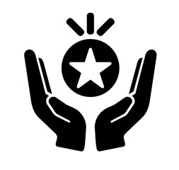 Exclusive benefit icon vector editable