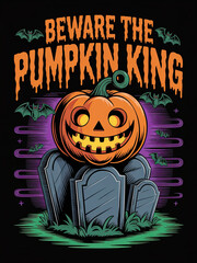 Halloween concept graphic design card poster webpage