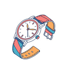 Hand Watch Vector Illustration