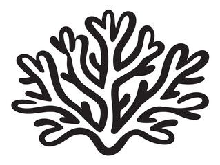 Organic Algae Fresh Icon with Minimal Design