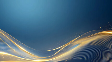 Blue Luminous Technology Concept Business Background