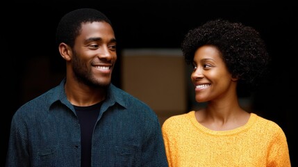 Couple Holding Hands Tightly While Moving Forward Together into a New Chapter of Life