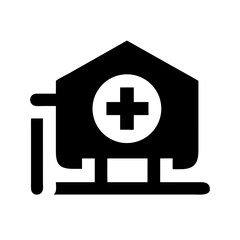 Obraz premium hospital symbol icon