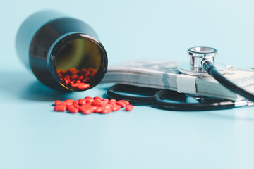 Expense of health care involves navigating pharmaceutical costs, prescription pills, medicine,...