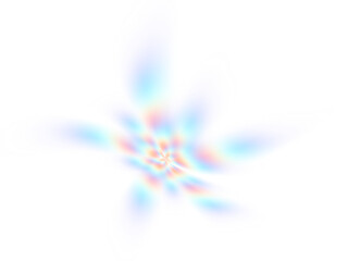 Light refraction ray. Prism, Crystal. Crystal with diamond shine. Rainbow optical effect. Glare. Fantasy light. Neon light. Sunbeam. For jewelry design.