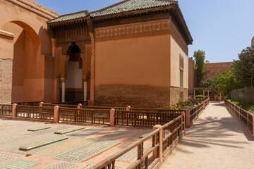 Obraz premium Monumento de las tumbas saadíes en Marrakech