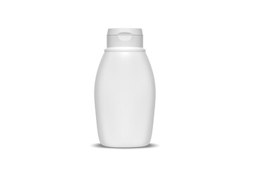 Cosmetic Lotion Bottle Mockup with White Background
