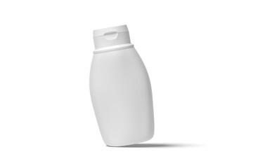 Cosmetic Lotion Bottle Mockup with White Background, bottle