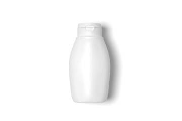 Cosmetic Lotion Bottle Mockup with White Background, bottle