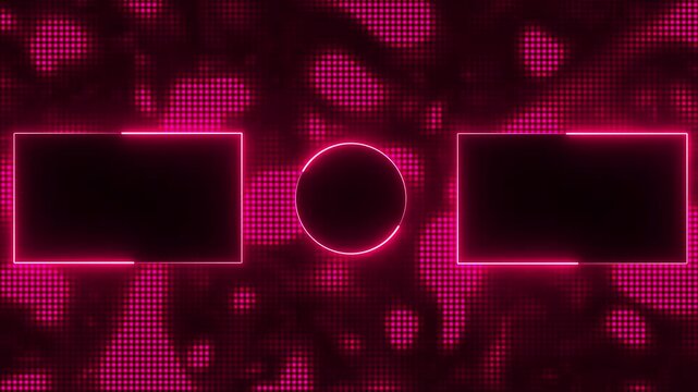Thanks for watching, Youtube outro end card with neon pink color motion graphic 4k.