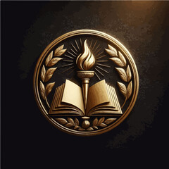 golden key on a dark background