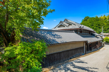 大阪府　太子町の町並み