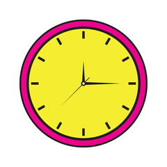 clock icon vector illustration
