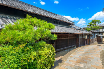 大阪府　太子町の町並み