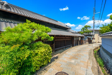 大阪府　太子町の町並み