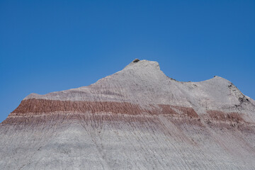 The Tepees, Petrified Forest National Park, Arizona. Desert varnish. Chinle Formation, Blue Mesa...