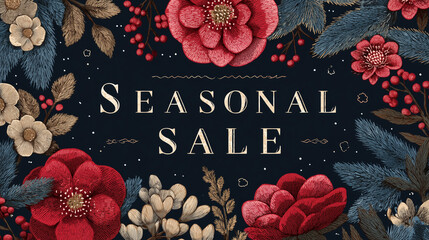 Promotional flyer for seasonal sale