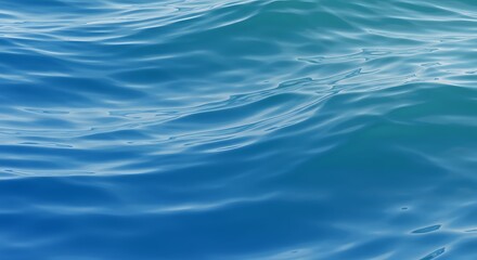 Ocean's Embrace: A Teal Tranquility