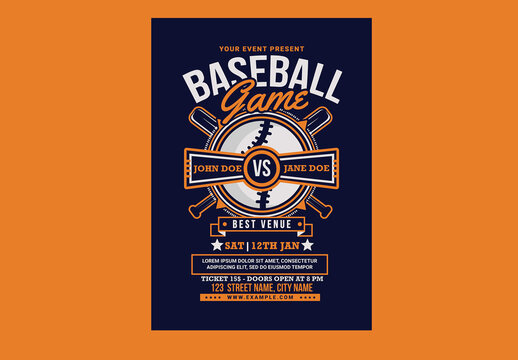 Baseball Game Flyer