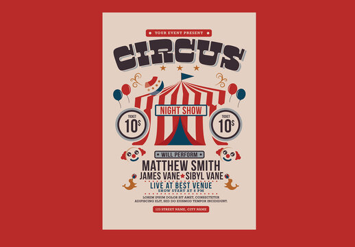 Circus Carnival Show Flyer