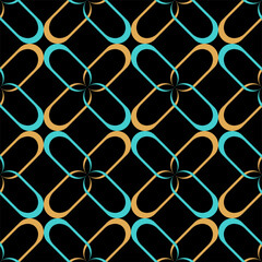 Seamless abstract geometric pattern. Vector Illustration.