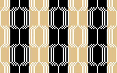 Seamless abstract geometric pattern. Vector Illustration.