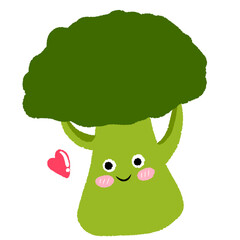 Broccoli funny cartoon 