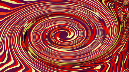 a hypnotic vortex with rainbow colors