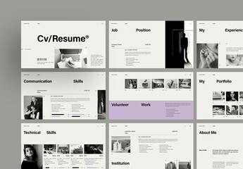 Resume Presentation Template