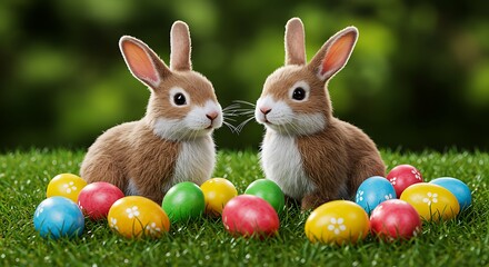 Easter Bunnies: A 3D Furry Delight