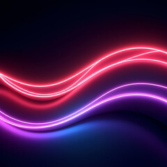 Obraz premium Colorful Abstract Light Wave Background