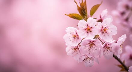 Pink Blossom's Gentle Embrace