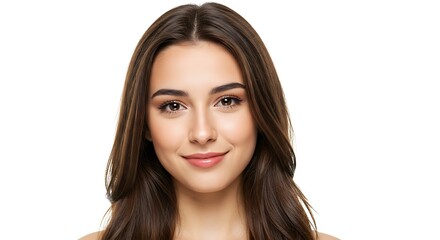 Fototapeta premium Subtle Smile, Radiant Beauty