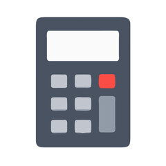 calculator isolated on white background